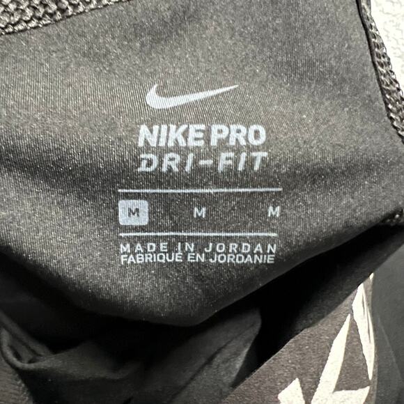 Nike Pro Shorts Womens Medium Black Bike Compression - Picture 5 of 9